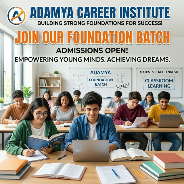 Foundation Batch - Adamya Career Institute